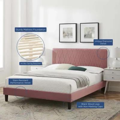 Modway - Phillipa Performance Velvet Twin Platform Bed