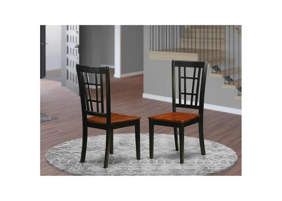 Dining Room Set Black & Cherry