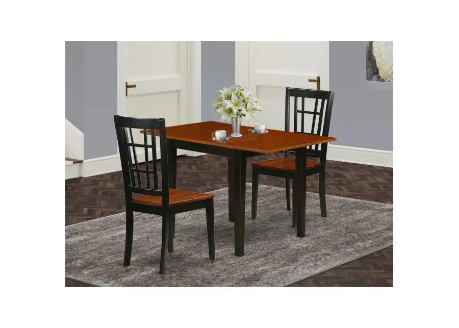 Dining Room Set Black & Cherry