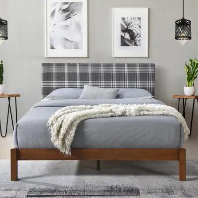 Asher Plaid Platform Bed Frame