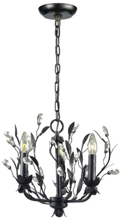 Circeo 16'' Wide 3-Light Silver Chandelier