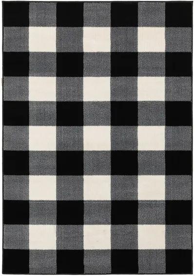 Georgia 7'10" x 10' Black Rug