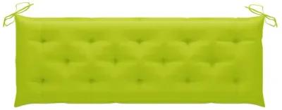 vidaXL Cushion for Swing Chair Bright Green 59.1" Fabric