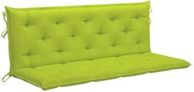 vidaXL Cushion for Swing Chair Bright Green 59.1" Fabric