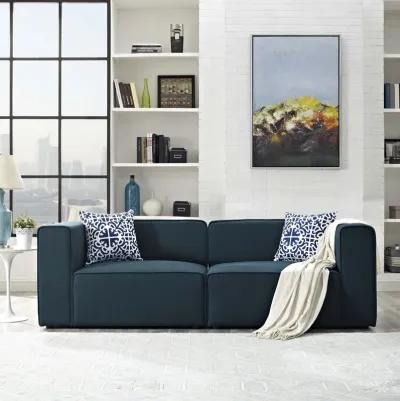 Commix Down Filled Overstuffed Performance Velvet 4-Piece Sectional Sofa