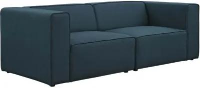 Commix Down Filled Overstuffed Performance Velvet 4-Piece Sectional Sofa