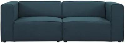 Commix Down Filled Overstuffed Performance Velvet 4-Piece Sectional Sofa