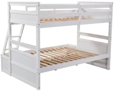 Twin Over Full Bunk Bed With Storage