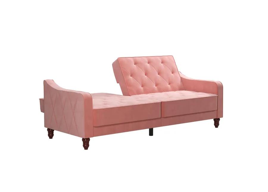 Vintage Tufted Split Back Futon