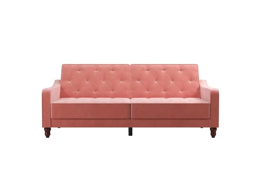 Vintage Tufted Split Back Futon