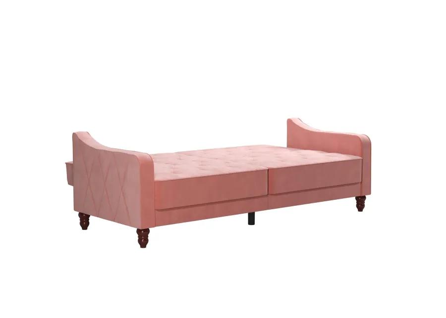 Vintage Tufted Split Back Futon