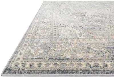 Lucia LUC01 Grey/Sunset 5'2" x 7'7" Rug