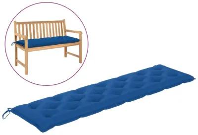 vidaXL Garden Bench Cushion Blue 78.7"x19.7"x 2.8" Fabric