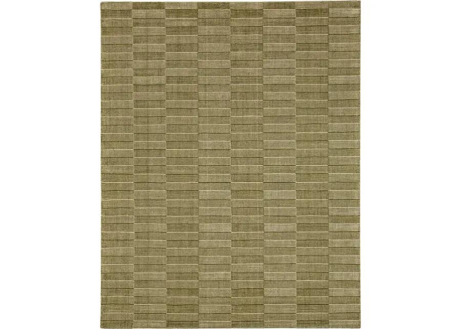 Bobby Berk Broken Stripe Broken Stripe Moss 5' X 8' Rug