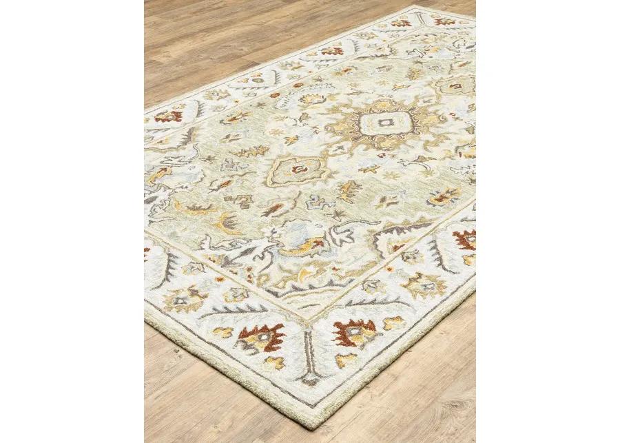 Alfresco 2'6" x 8' Ivory Rug