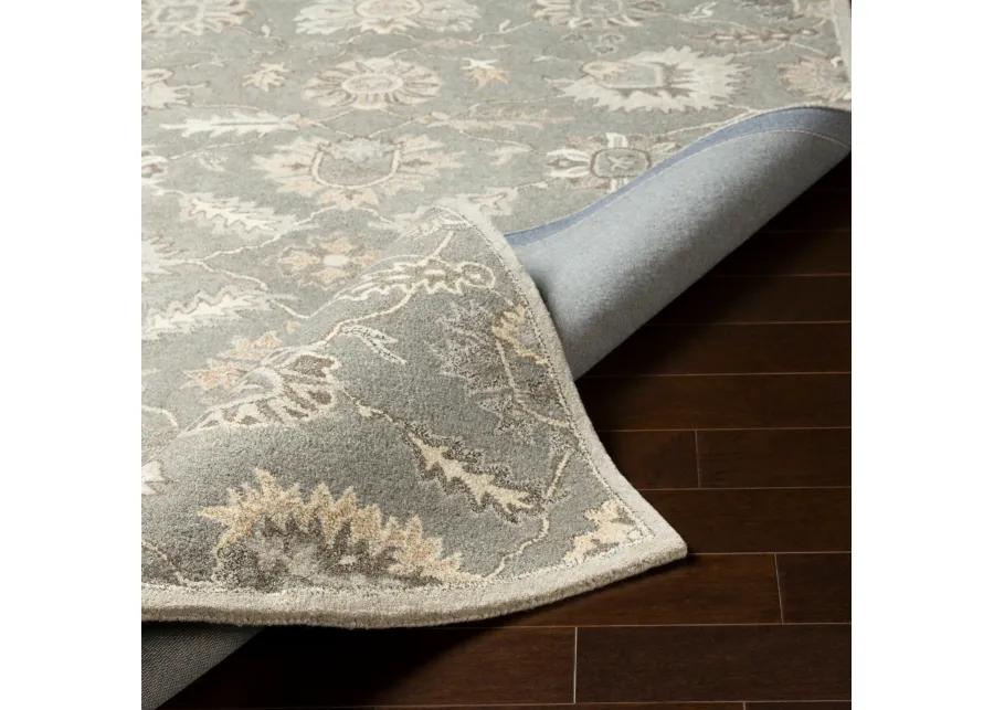 Caesar CAE-1199 8' Square Gray Rug