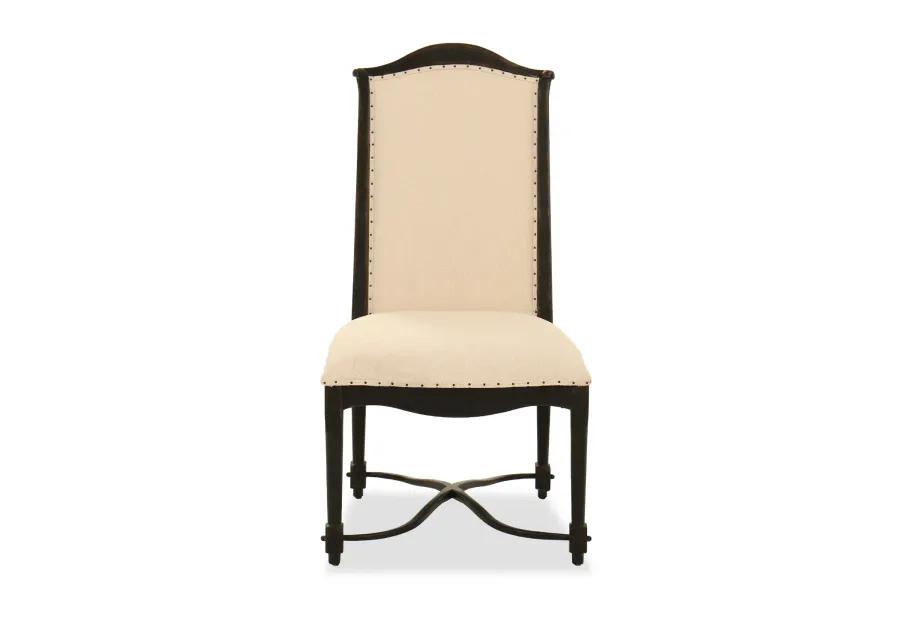 Ciao Bella Upholstered Back Side Chair in Black