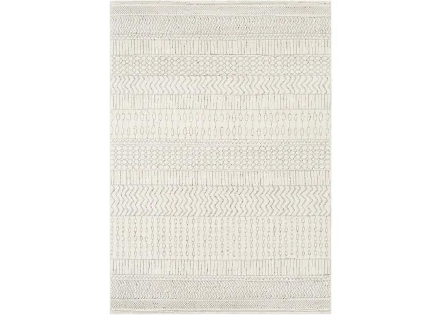 Pisa PSS-2301 6'7' x 9' Gray Rug