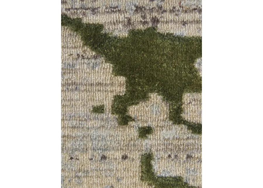 Pryor 39NEF 7'10" x 10' Taupe/Green/Tan Rug