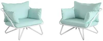 Poolside Gossip, Teddi Outdoor Lounge Chairs, 2-Pack