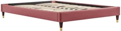 Modway - Adelaide Performance Velvet Queen Platform Bed