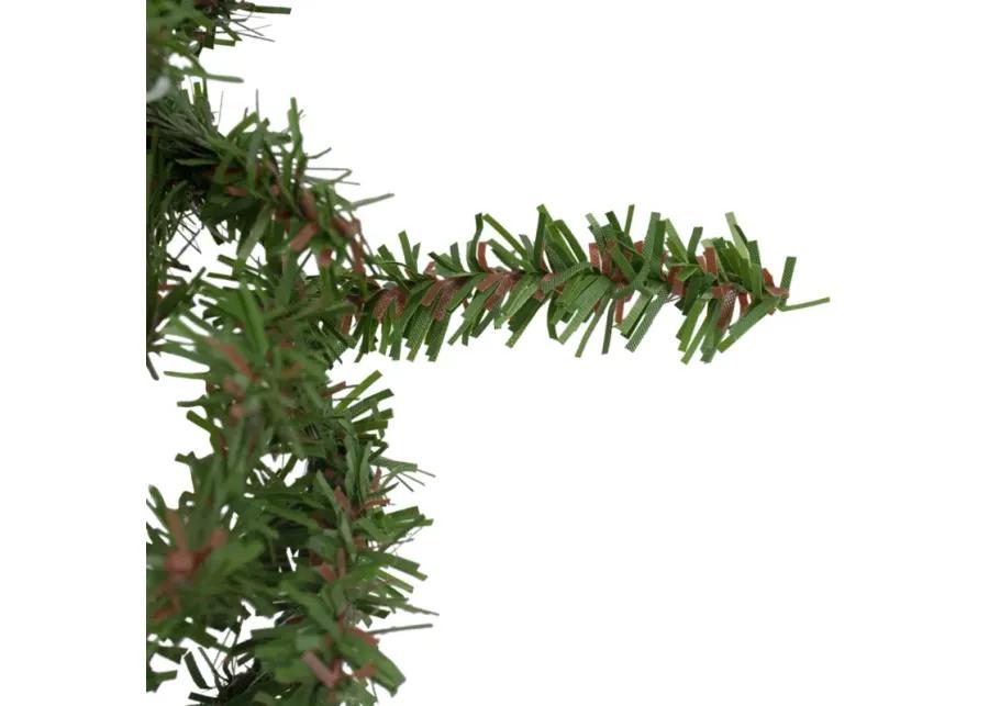 Canadian Pine Artificial Christmas Wreath - 8-Inch  Unlit