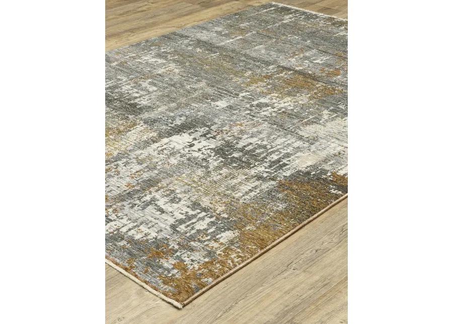 Hayden 6'7" x 9'6" Grey Rug