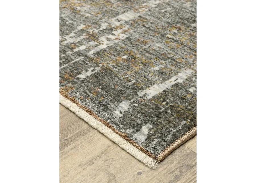 Hayden 6'7" x 9'6" Grey Rug