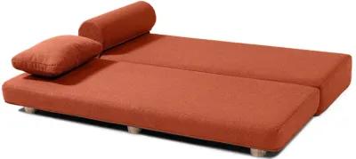 Jaxx Avida Daybed � Fold Out Queen Sleeper � Premium Boucle: Sleek and Modern Lounge for Relaxing and Overnight Guests