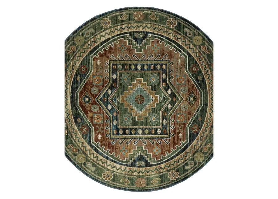 Andorra 1'10" x 3'2" Blue Rug