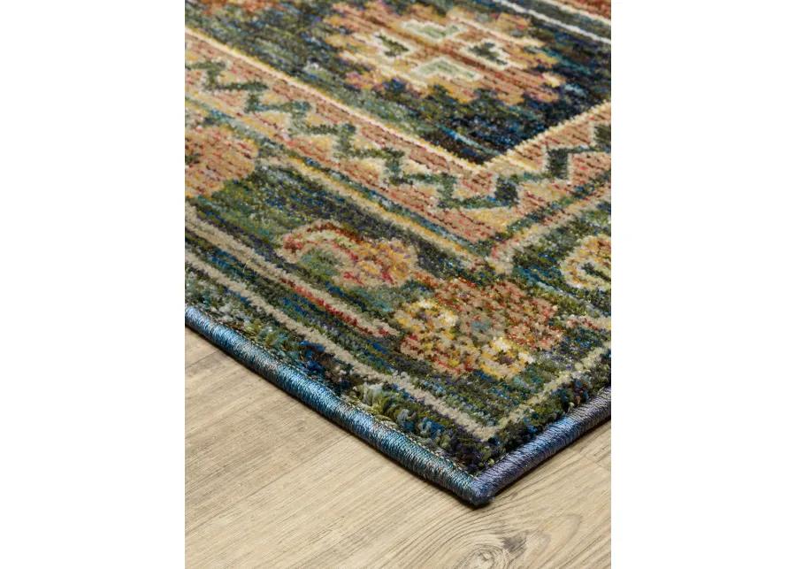 Andorra 1'10" x 3'2" Blue Rug