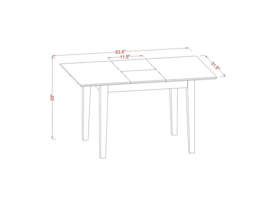 Dining Room Set Oak, NOBO3-OAK-W