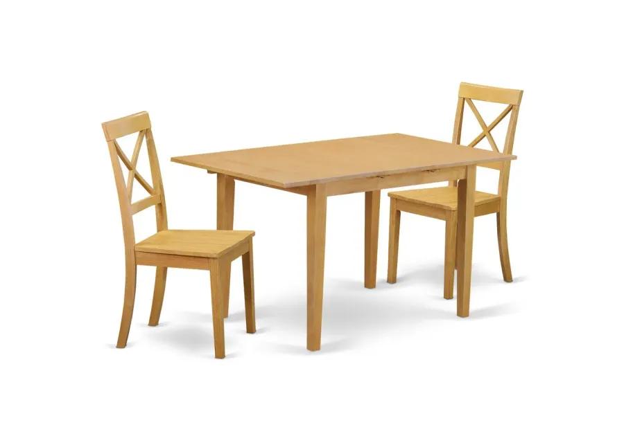 Dining Room Set Oak, NOBO3-OAK-W