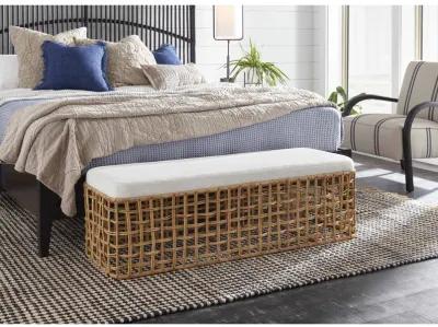 Rattan Bench