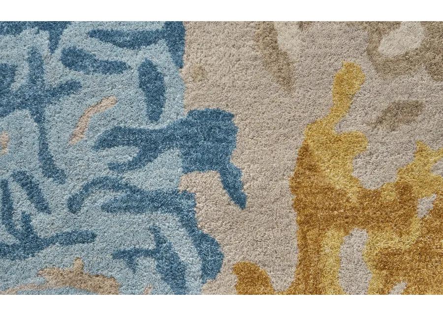 Everley 8646F Ivory/Yellow/Blue 8' x 10' Rug