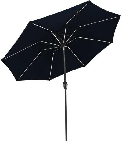 Sunnydaze 9 ft Solar Sunbrella Patio Umbrella with Tilt