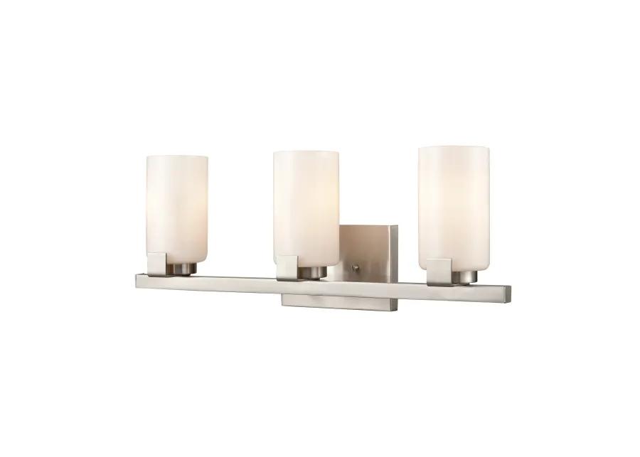 Dressler 22'' Wide 3-Light Silver Vanity Light