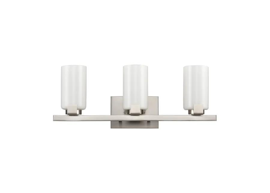 Dressler 22'' Wide 3-Light Silver Vanity Light