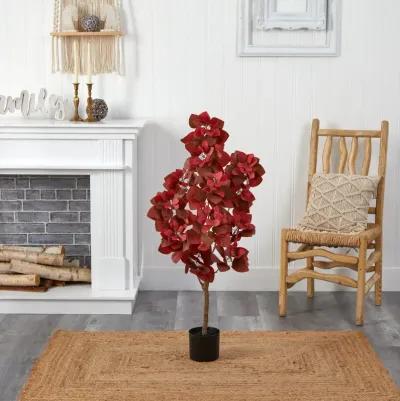 HomPlanti 4 Feet Autumn Pomegranate Artificial Tree