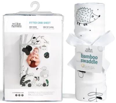 Woodland Dreams Crib Sheet & Swaddle Bundle