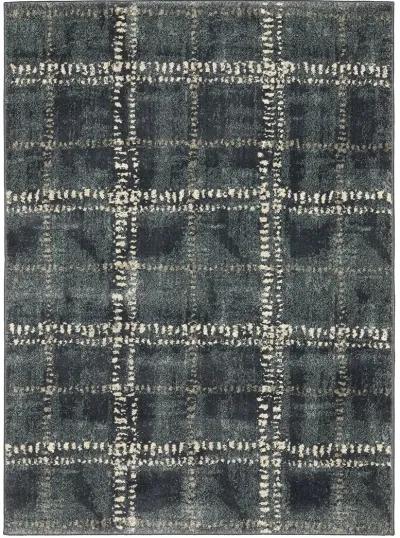 Carson 3'10" x 5'5" Blue Rug