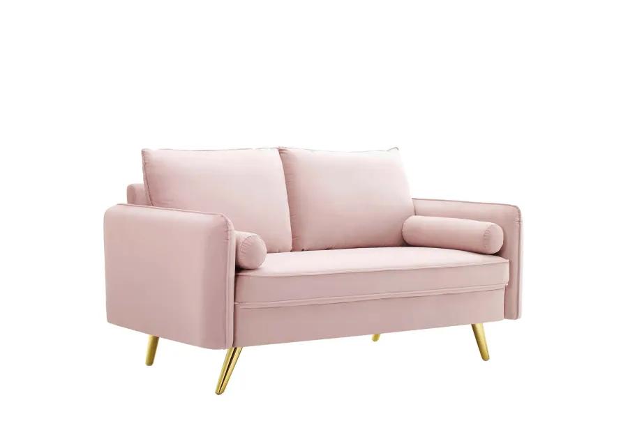 Revive Performance Velvet Loveseat