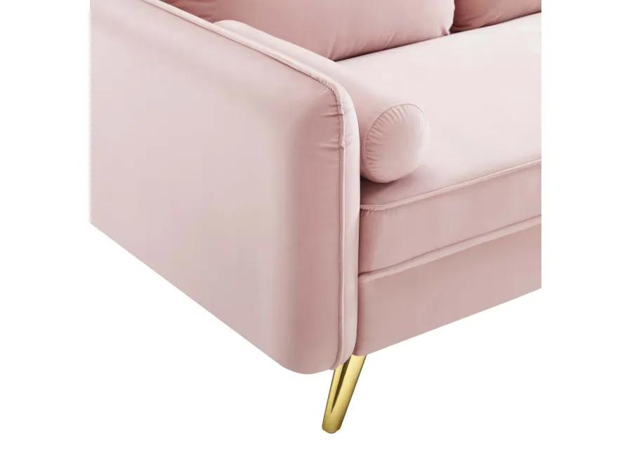 Revive Performance Velvet Loveseat