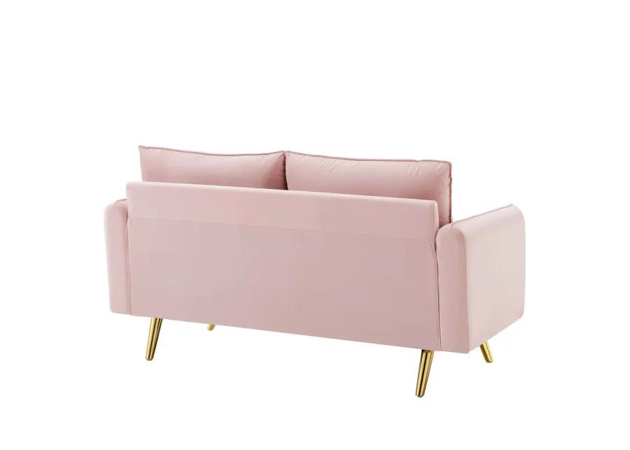 Revive Performance Velvet Loveseat