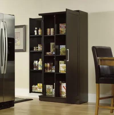 Hivvago Multi Purpose Living Room Kitchen Cupboard Storage Cabinet Armoire in Brown