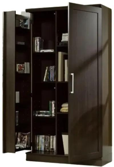 Hivvago Multi Purpose Living Room Kitchen Cupboard Storage Cabinet Armoire in Brown