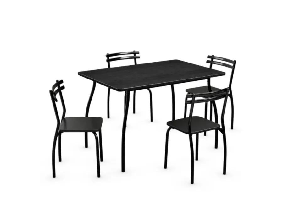 5 pcs Dining Table and Chair Set