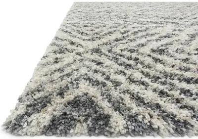 Quincy QC01 Graphite/Sand 8'10" x 12' Rug