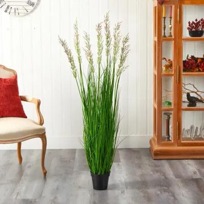 HomPlanti 4.5" Plum Grass Artificial Plant