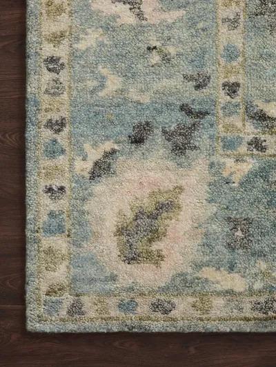 Clement CLM04 Aqua/Multi 8'6" x 11'6" Rug